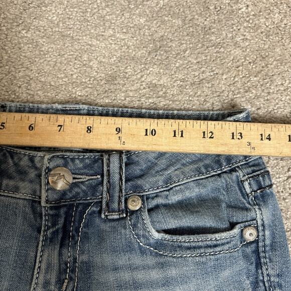 Miss Me Womens Embellished Sequin Straight Leg Jeans Medium Wash Size 27 - Picture 6 of 14